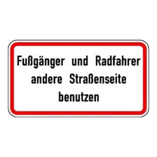 Warn- Und Hinweißchild 48, 600x330mm Andere Str.seite Nutzen Ral-gütezeichen Folie Ra1