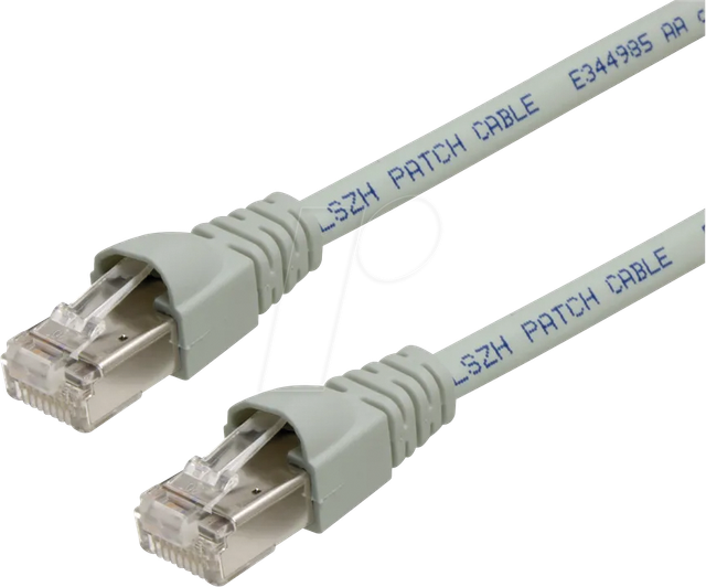 Telegärtner Patchkabel S/FTP 6A gr 5,0m 100008643
