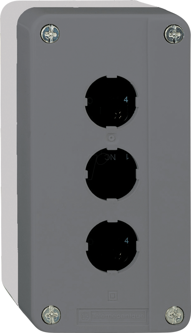 Schneider Electric Leergehäuse 3Stellen RAL 7035/7016 XALD03