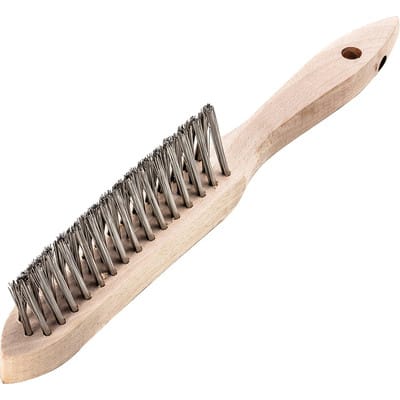 Lessmann Kehlnahtbürste V4A glatt 3-reihig 0,3mm