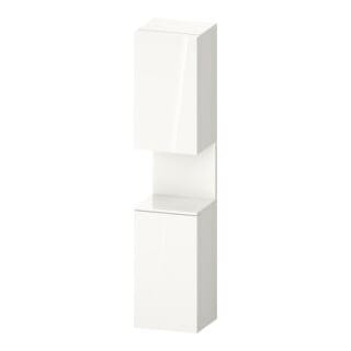 Duravit Hochschrank Qatego 40x36x1760cm, 2 T, B, Anschl li, we hgl
