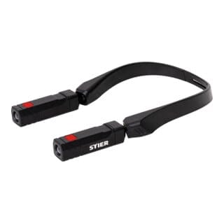 STIER Nackenlampe, 120 °, 2 x 120 Lumen, 2 x AA