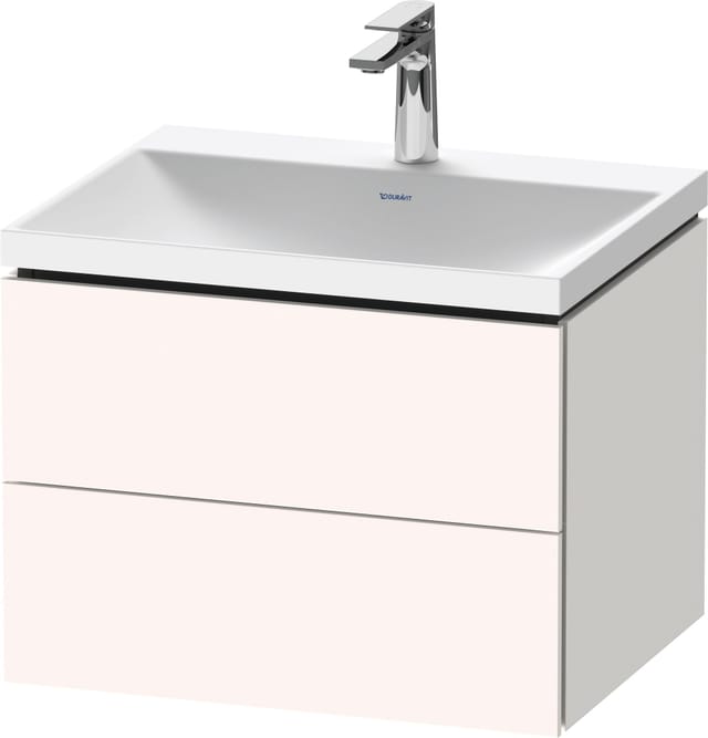 Duravit Möbel-Set L-Cube 60x48x48cm, m Hahnl., we. matt, 2 Schub.