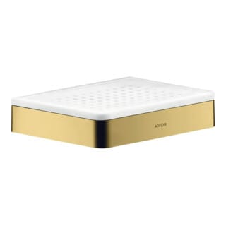 hansgrohe Seifenschale Axor universal Keramikeinsatz, polished gold optic