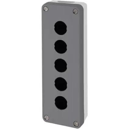 Schneider Electric Leergehäuse 5Stellen RAL 7035/7016 XALD05