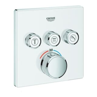 Grohe Fertigset Grohtherm Smartcontrol moon wh., eck, UP-THM, 3 Absperrventile