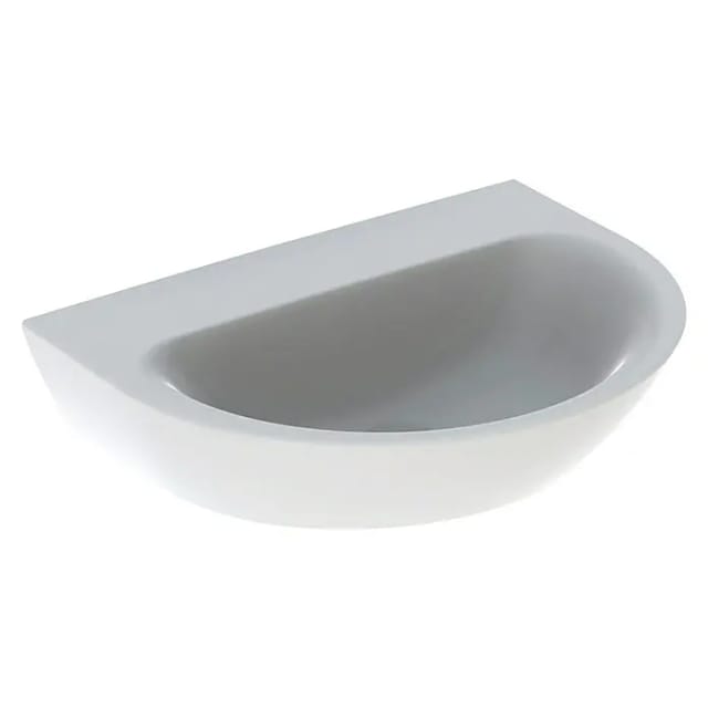 Geberit Waschtisch Renova 65x50cm, we., o. Hahnloch, ohne Überlauf