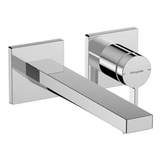 hansgrohe Einhebel-Waschtischarmatur Tecturis E Ausl. 225mm, UP, für Wandmontage, chrom