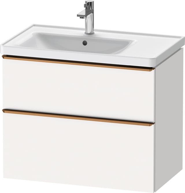 Duravit Waschtischunterschrank D-Neo 78,4x45,2cm, 1 Kast, B L, bron geb/we ma