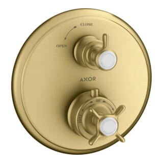 hansgrohe Fertigmontageset Axor Montreux UP-THM, m Absp-vtl, Kr., brush. gol opt