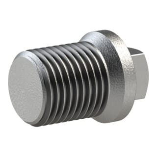 Riegler Stopfen 290, AG, R 1, schwarzer Temperguss feuerverz.