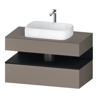 Duravit Waschtischunterschrank Qatego 100x55x60cm, E sw/Bas m, Pl, Nischenb