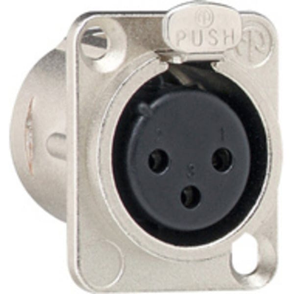 Gira XLR Flanschbuchse 3-Pol-D 003600