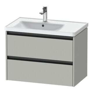Duravit Waschtischunterschrank Ketho.2 78,4x45,5x54,9cm, f WT m B L, betongr ma