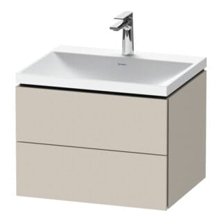 Duravit Möbel-Set L-Cube 60x48x48cm, m Hahnl., Tau ma, 2 Schub.