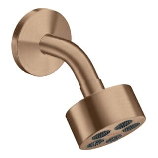 hansgrohe Kopfbrause Axor One 75 1j EcoSm. mit Brausearm, brushed red gold
