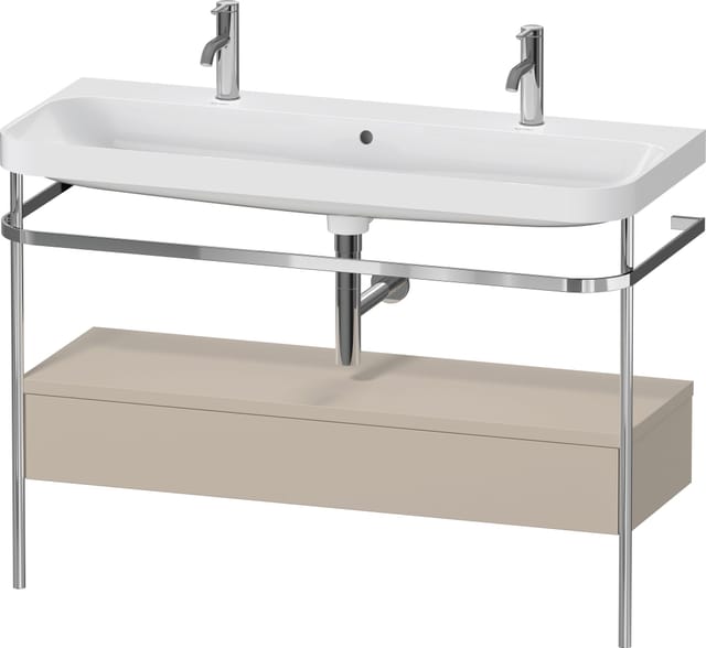 Duravit Möbelwaschtisch-Kombi Happy D.2 Plus 117,5x49cm, 1 HL, m Kons, 1 Lad, T m