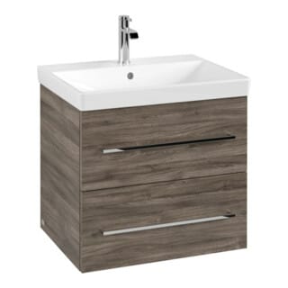 V&B Waschtischunterschrank Avento 58x51,4x48cm, 2 A, wd, G vc gl., st. Oa