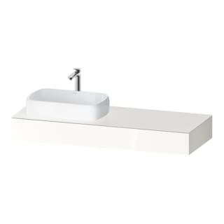 Duravit Konsole Qatego 140x55x17cm, we hgl, 1 Ausschn, Beck. li