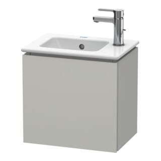 Duravit Waschtischunterschrank L-Cube 42x29,4x40cm, wandhängend, Tür re, betongr ma