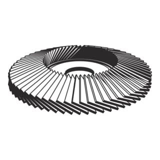 Klingspor SMT 926 Schleifmopteller, 115 x 22,23 mm Korn 60 gewölbt