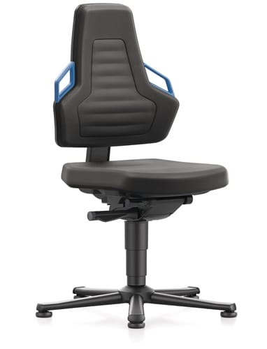 bimos Nexxit mit Gleiter Supertec-Polster Grifffarbe blau Sitzhöhe 450-600 mm