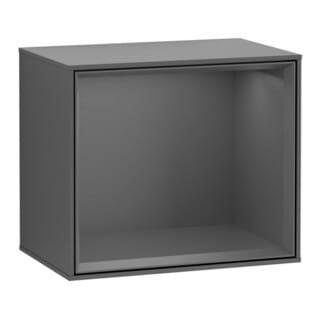 V&B Regalmodul Wandbeleuchtung Finion 41,8x35,6x27cm, Rg A m, Anthrac. m