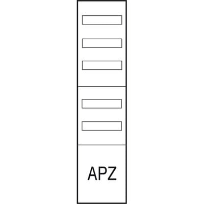 ABN Verteilerfeld 1V 1APZ 250x300mm VA17