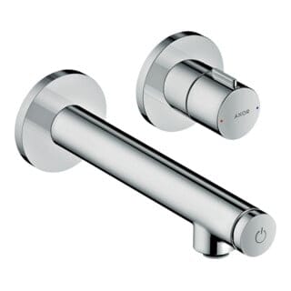hansgrohe Fertigset Axor Uno Select UP-Waschtisch-Einhebelmischer, mit Ausladung 158mm, chrom