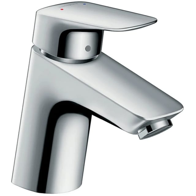 hansgrohe Waschtisch-Einhebelmischer 70 Logis mit Zugstangen-Ablaufgarnitur, chrom