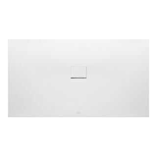 V&B Duschwanne Squaro Infinity 120x90x4cm, anthr., universal einbaubar
