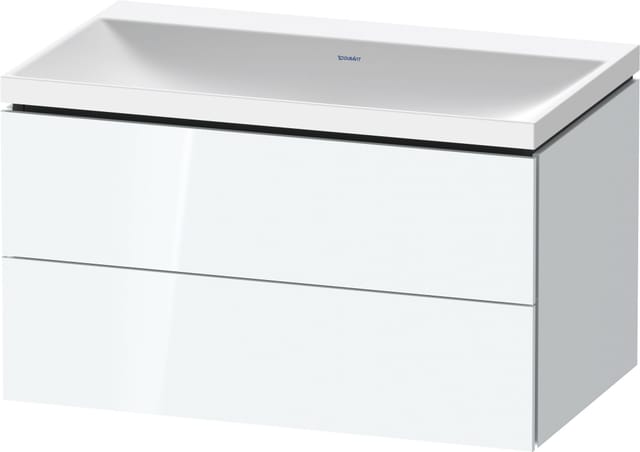 Duravit Möbel-Set L-Cube 80x48x48cm, o. Hahnl., we. hgl, 2 Schub.
