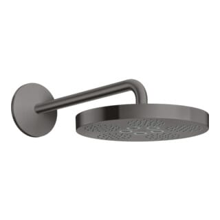 hansgrohe Kopfbrause Axor One m Brausearm, 1jet, brushed black chrome