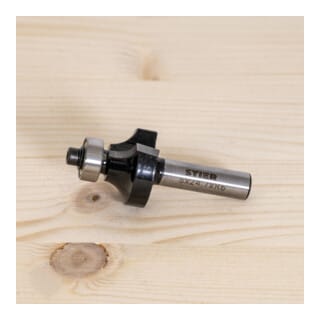 STIER Abrundfräser mit Kugellager HM (HW) Ø 24,7 mm, Radius 6 mm, Schaft- Ø 8 mm
