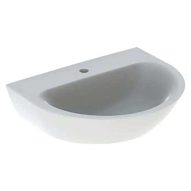 Geberit Waschtisch Renova 60x48cm, we/KeraTe, m Hahnl., o. ÜL