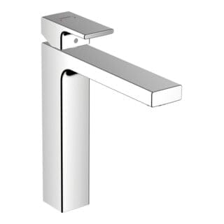 hansgrohe Waschtisch-Einhebelmischer 190 Vernis Shape m Met.-Zugstangen-Ablaufgarnitur, chrom