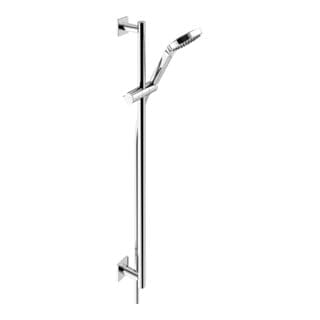 Keuco Brause-Set IXMO verchromt, Rosetten eckig, 3 Strahlarten
