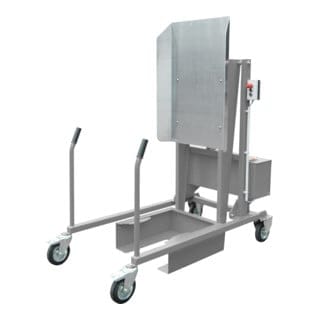 Bauer Südlohn Mülltonnen-Kippstation MKS-12V, lackiert, Mausgrau
