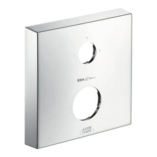hansgrohe Verlängerungsrosette Axor 2-Loch, 0-1-2, eckig, chrom