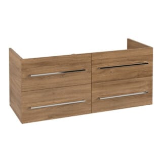 V&B Waschtischunterschrank Avento 118x51,4x48cm, 4 A, wd, G vc gl., Kan Oa