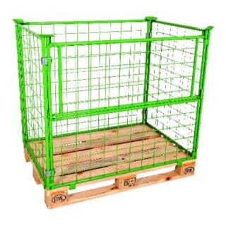 Gitteraufsatzrahmen 80cm RAL 6017 5x5