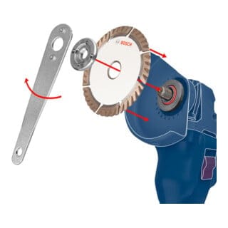 Bosch X451 Fächerschleifscheiben Set, 115 x 22,23 mm, K40/K60/K80/K120, Z27, 60-tlg