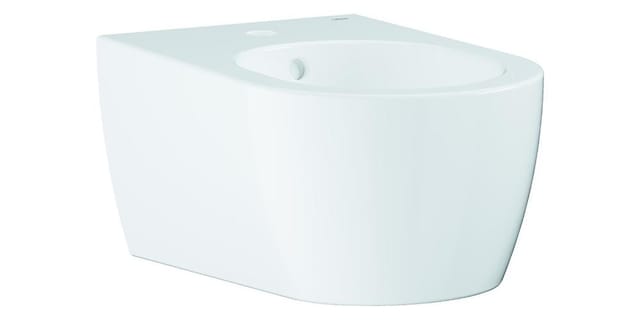 Grohe Wand-Bidet Essence Keramik alp-we PureGuard, 1 HL mit Überlauf