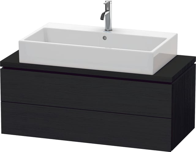Duravit Waschtischunterschrank L-Cube 102x47,7cm, Ei sw, f Kons, 2 Schubkästen