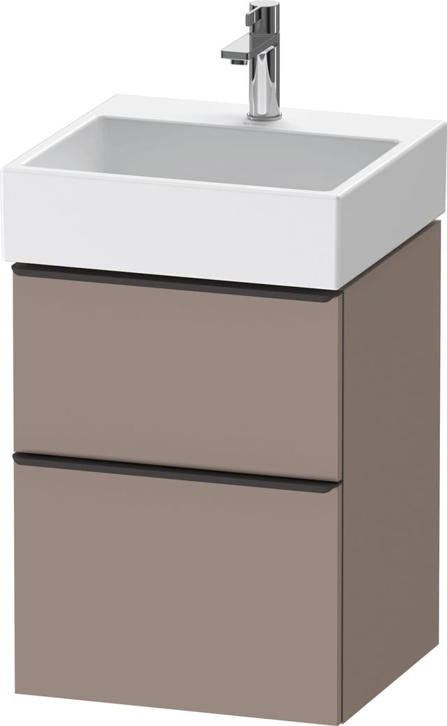 Duravit Waschtischunterschrank D-Neo 48,4x44,2cm, sw/Bas m, 1 Kast, 1 Ausz.
