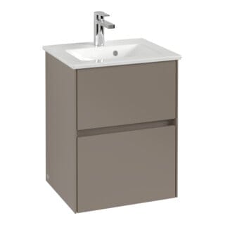 V&B Waschtischunterschrank Collaro 47,2x61x40,4cm, WT mi, LED 3,1W, gaphite