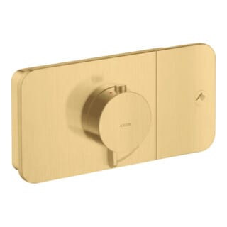 hansgrohe Fertigmontageset Axor One UP-Thermostat., 1 Verbr., brush. gol opt