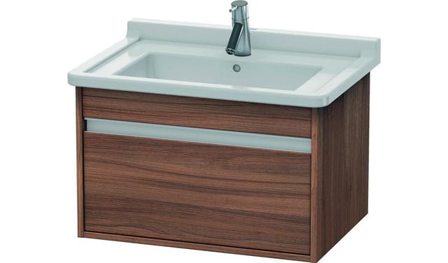 Duravit Waschtischunterschrank Ketho 65x45,5cm, Nussb Nat, 1 Ausz., wandhängend
