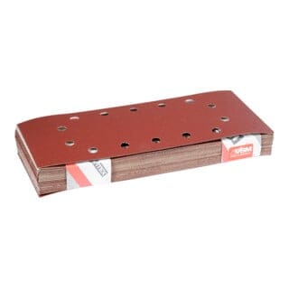 VSM Schleifpapier-Set 50-teilig Lochung 14fach, Körnung: 80