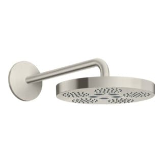hansgrohe Kopfbrause Axor One mit Brausearm, 1jet, Edelstahl-Optik